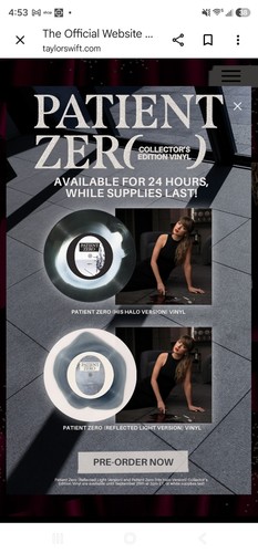Taylor swift patient zero - patient,