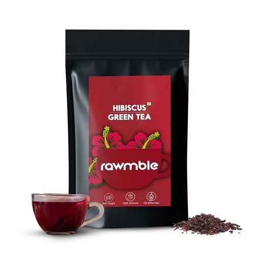Hibiscus green tea instant - hibiscus,